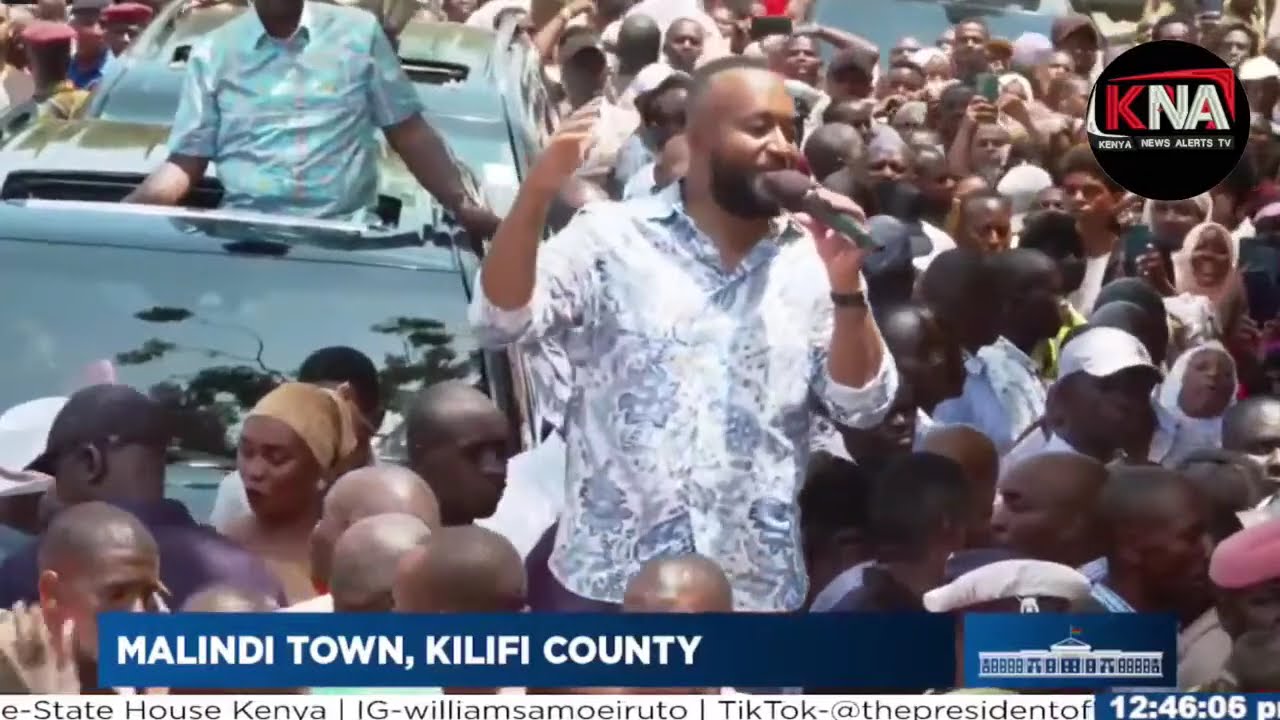 PRESIDENT Ruto and his troops in Malindi Town, Kilifi County