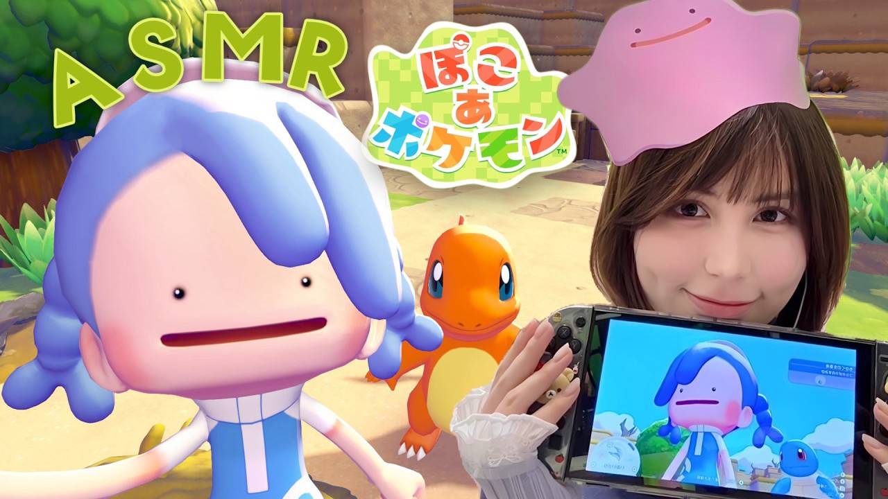 (SUB) 🇯🇵ASMR | Pokemon Pokopia шепот во время игры!