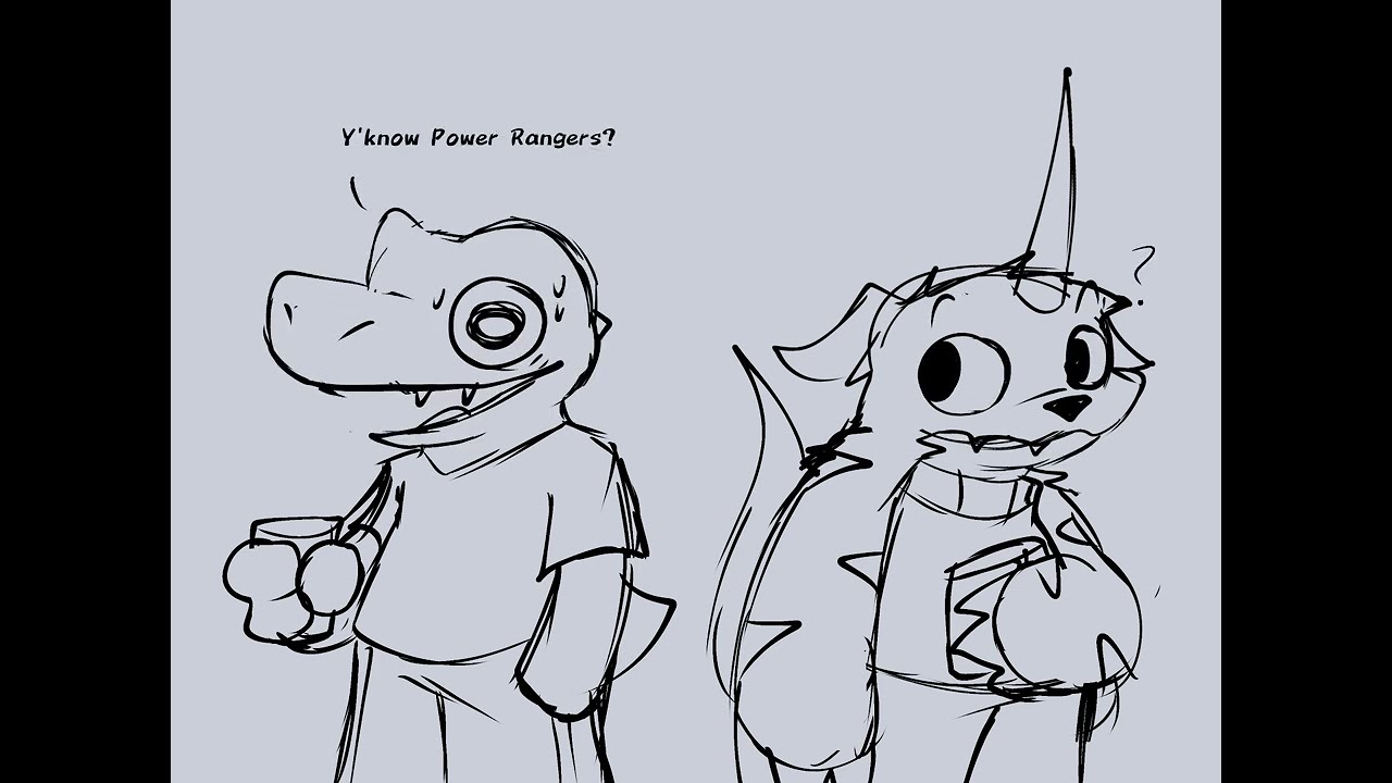 Agu Pilgrim and Gabu Flowers [Scott Pilgrim Digimon Parody Comic Dub]