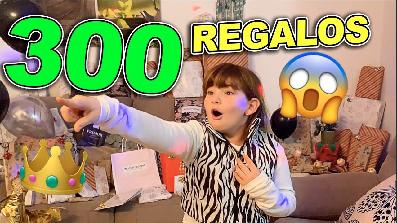 ABRIENDO MIS REGALOS de los REYES MAGOS 2023 😱 300 REGALOS | Pequeña pelirroja