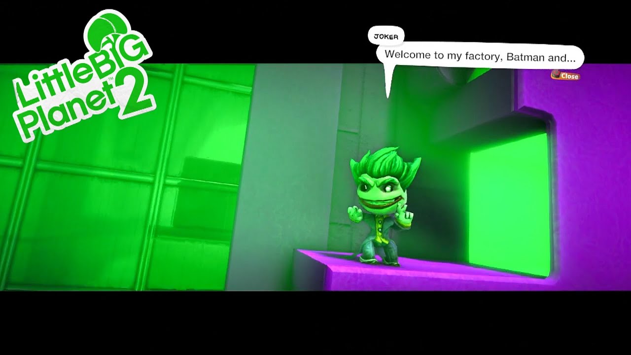 LittleBigPlanet 2 DC Comics Premium Level Pack - A Chemical Overreaction