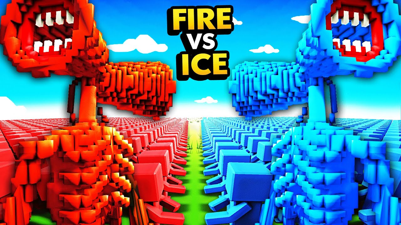 FIRE vs ICE Siren Head