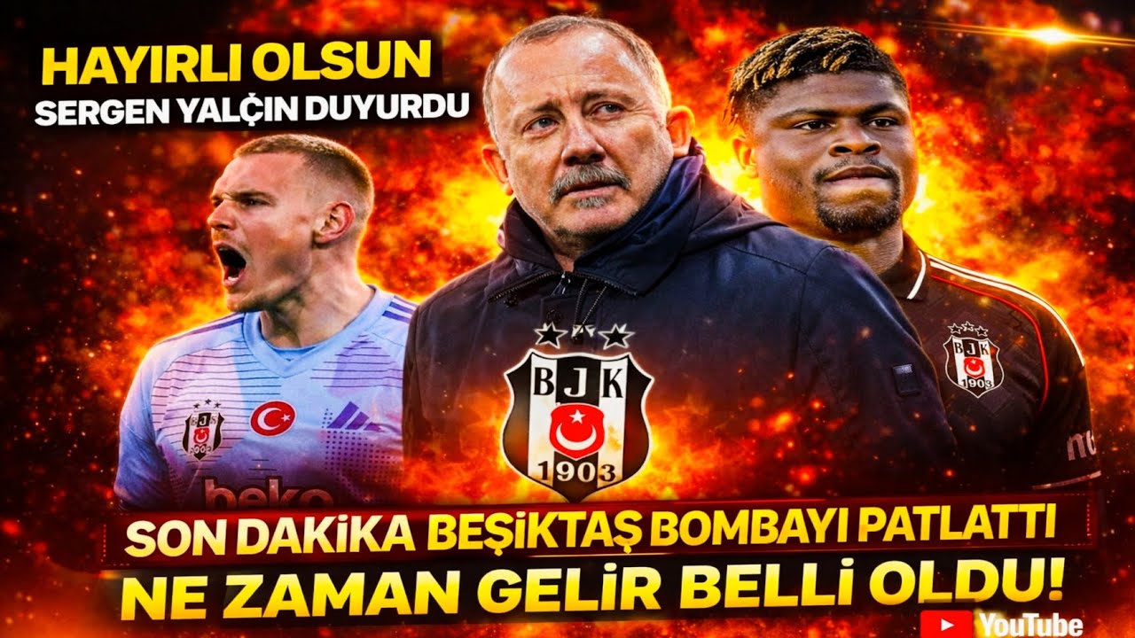 Beşiktaş’ta Mutlu Son! Sergen Yalçın Resmen Duyurdu 🔥 Beşiktaş Transfer Haberleri | #Beşiktaş