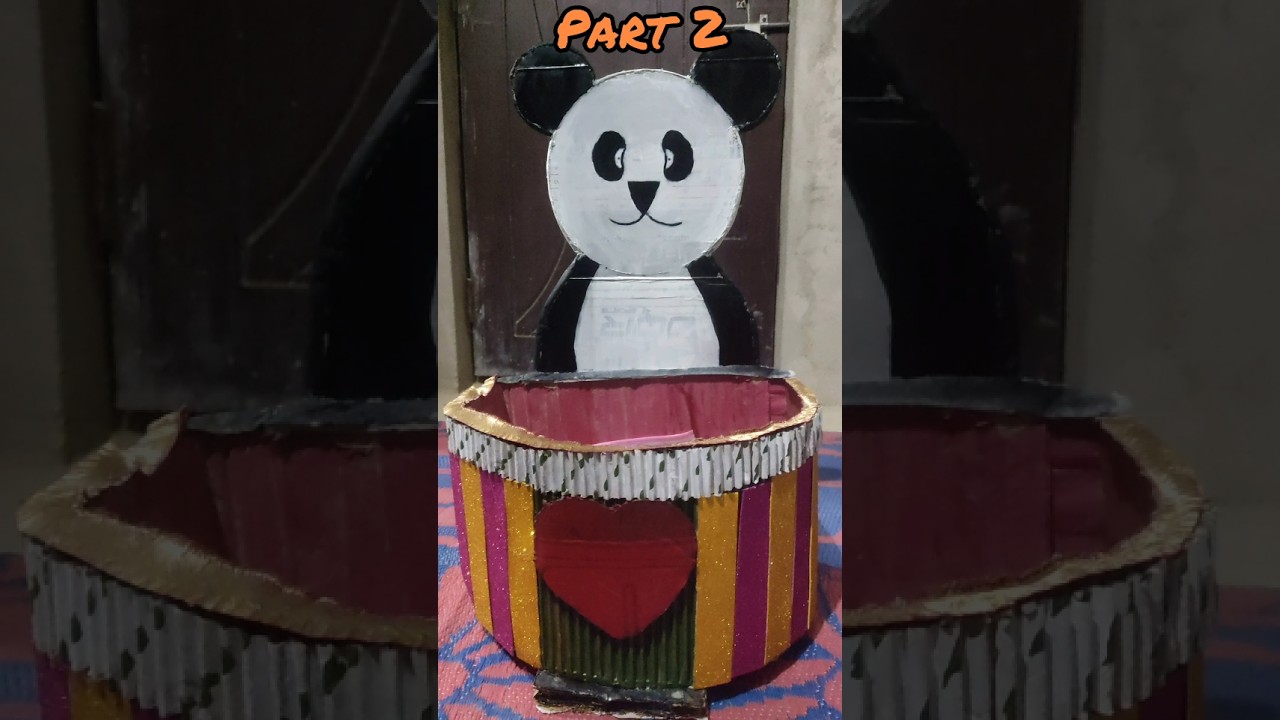 part 2 ||panda storage box 🥰|| 