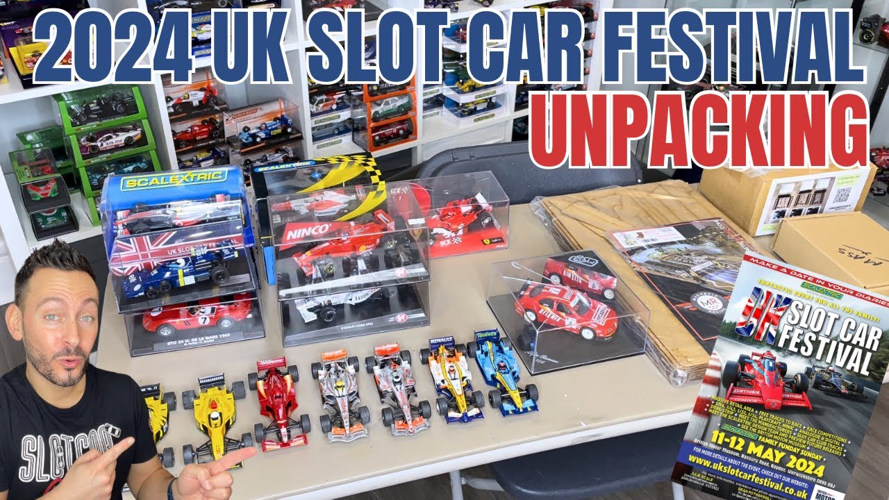 UK SLOT CAR FESTIVAL UNPACKING!