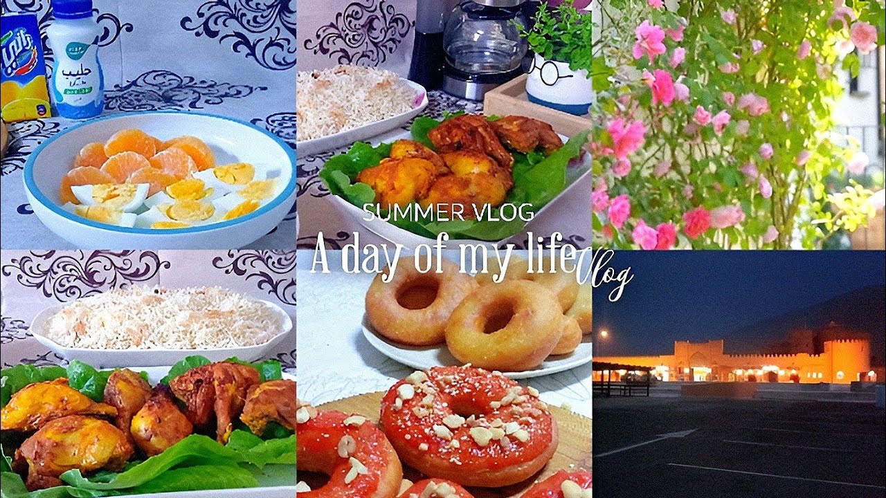 Silent vlog|Daily life of middle eastern |Donut for kids|Chicken grill|