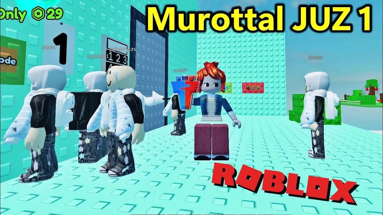 Murottal Anak Surah Al-Baqoroh JUZ 1 Metode UMMI - Animasi Game Roblox Map Prop Morph Tower Troll