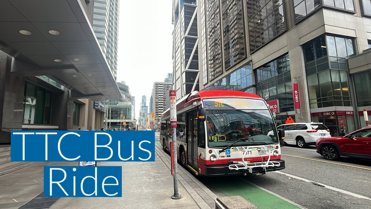 Toronto TTC 97C Yonge Bus Ride - Dundas to Bloor Street 7/9/2024