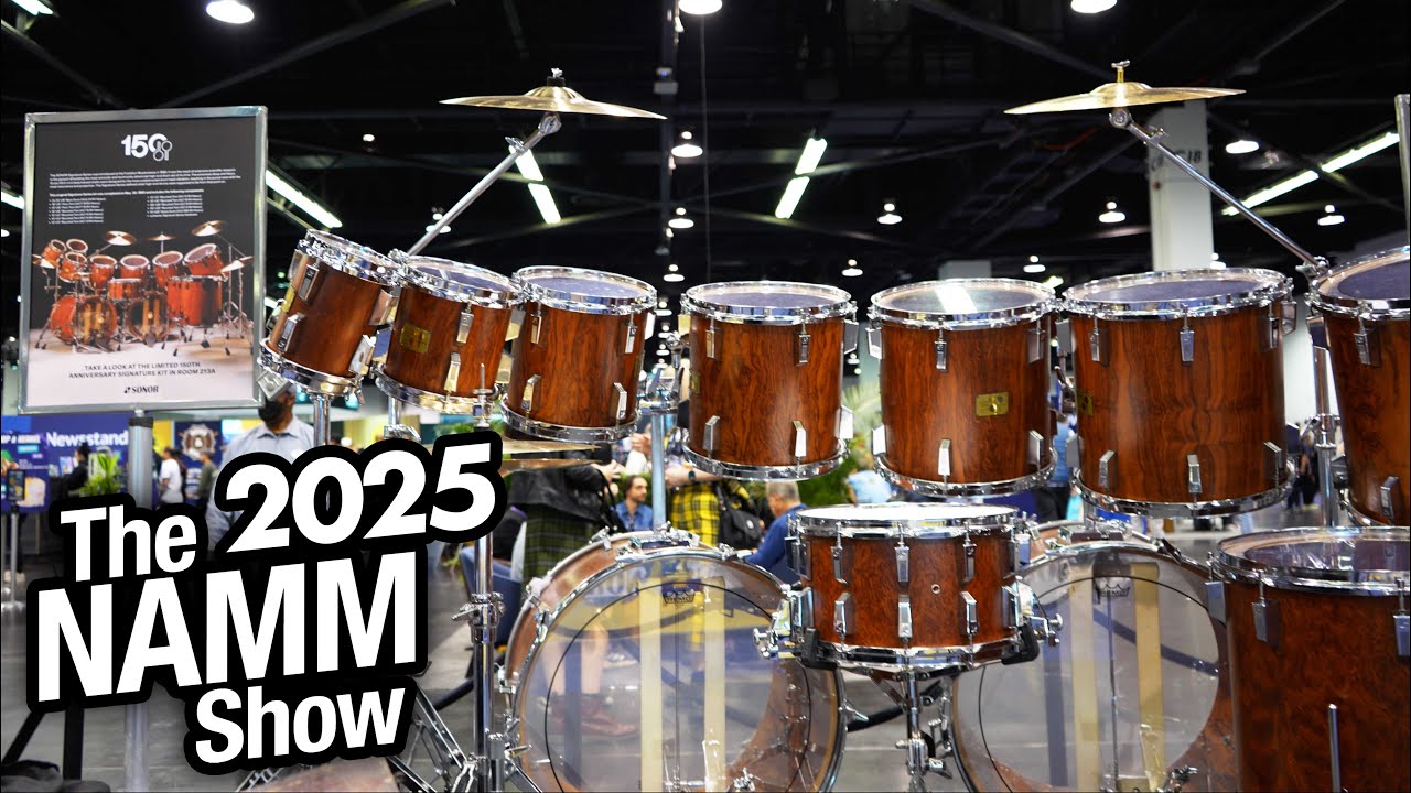 10 САМЫХ БЕЗУМНЫХ барабанов на выставке NAMM 2025!