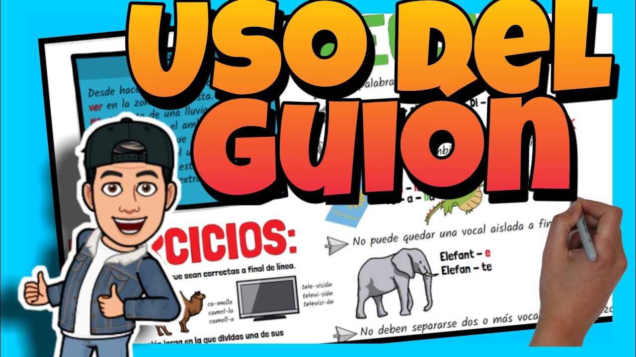 📚 USO del GUION para NI&Ntilde;OS