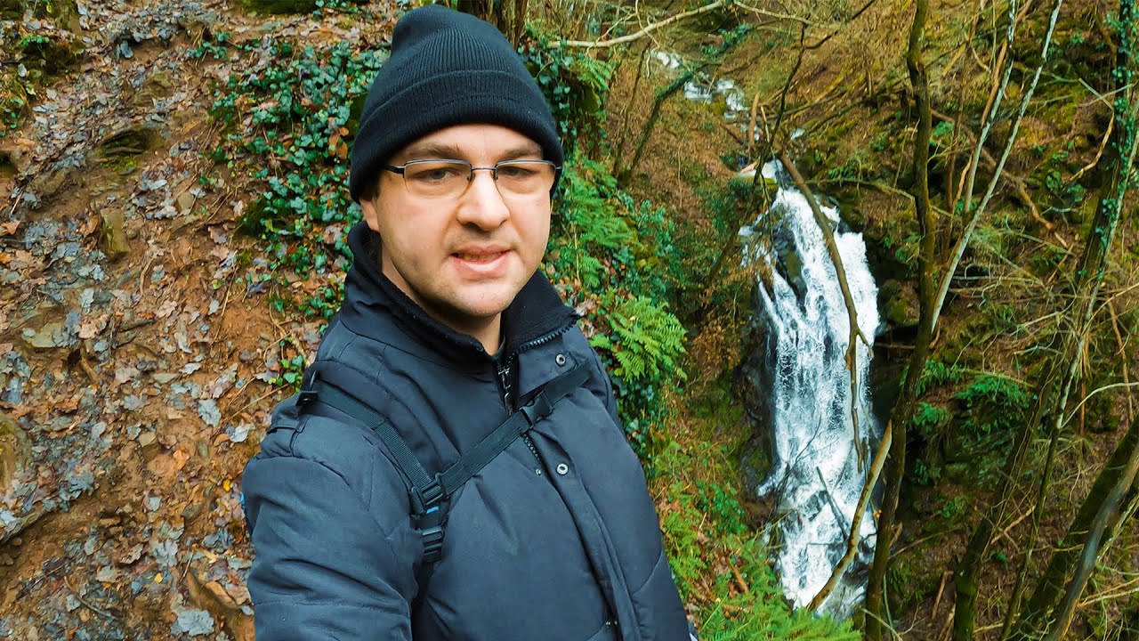 Eifel Wildnis extrem am Klettersteig Klidinger Wasserfall