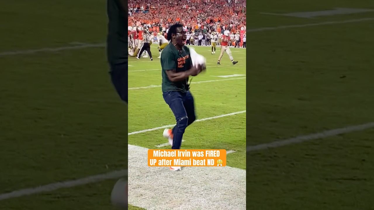 Michael Irvin loves his Canes 🙌