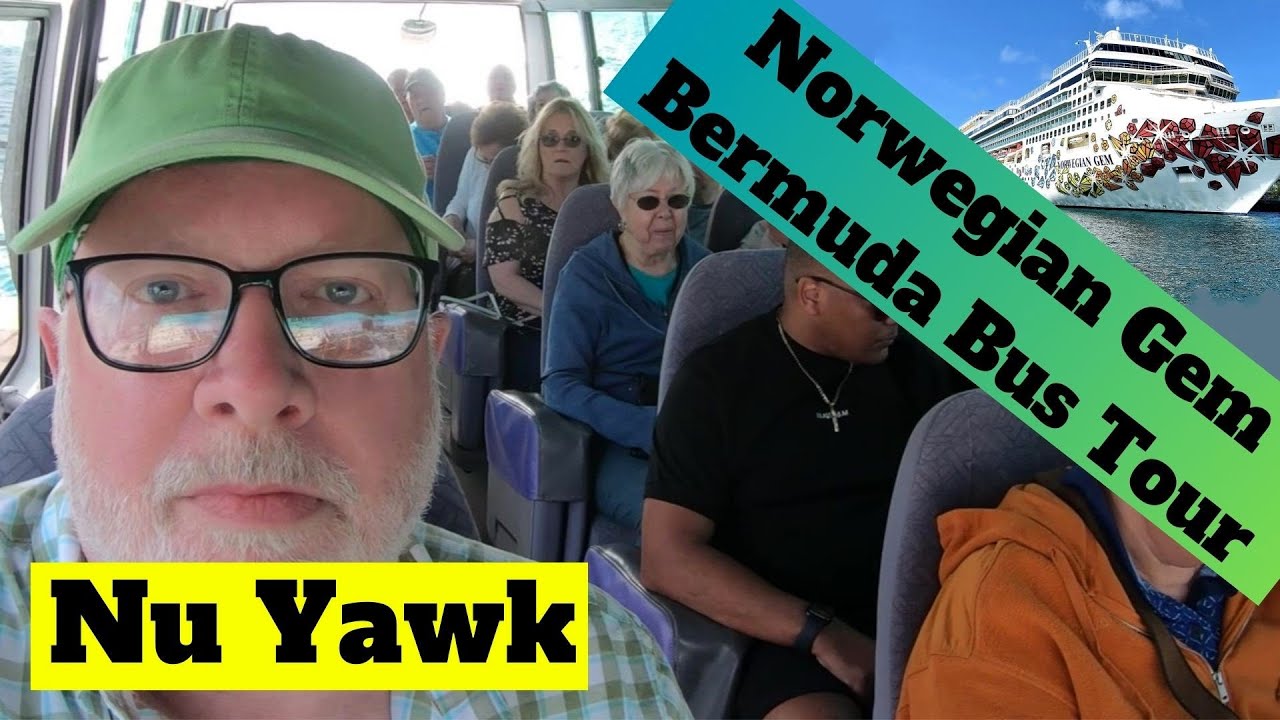 🟡 Norwegian Gem | Bermuda Bus Tour. One Of The Many NCL Gem Cruise Excursions I Took. Come With Us!
