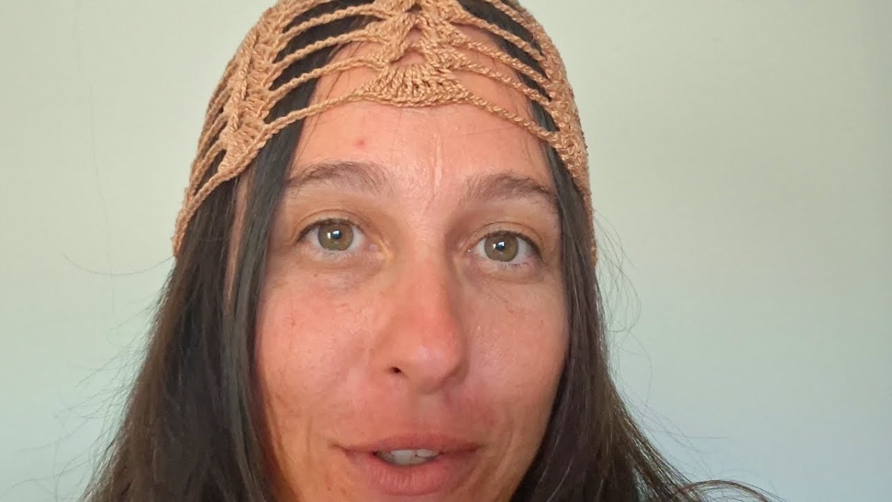 HEADPIECE DE CROCHE passo a passo 