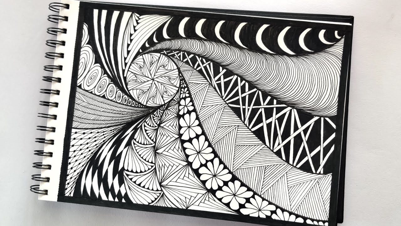 Zentangle art || Zentangle patterns