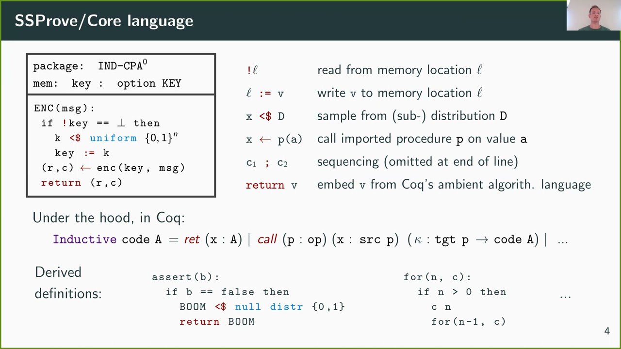 SSProve: A Foundational Framework for Modular Cryptographic Proofs in Coq
