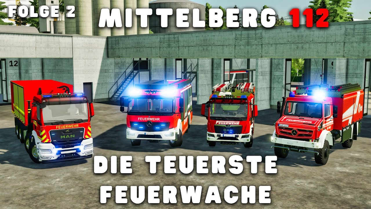 MITTELBERG 112 - Die BERUFSFEUERWEHR kostet mehrere Millionen Euro! So wird unser Fuhrpark 😍