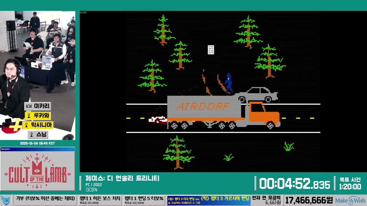 SSM5 | 56 - 페이스: 디 언홀리 트리니티 - GCB% | 슈퍼 스피드런 마라톤 5 - 러너: 이카리