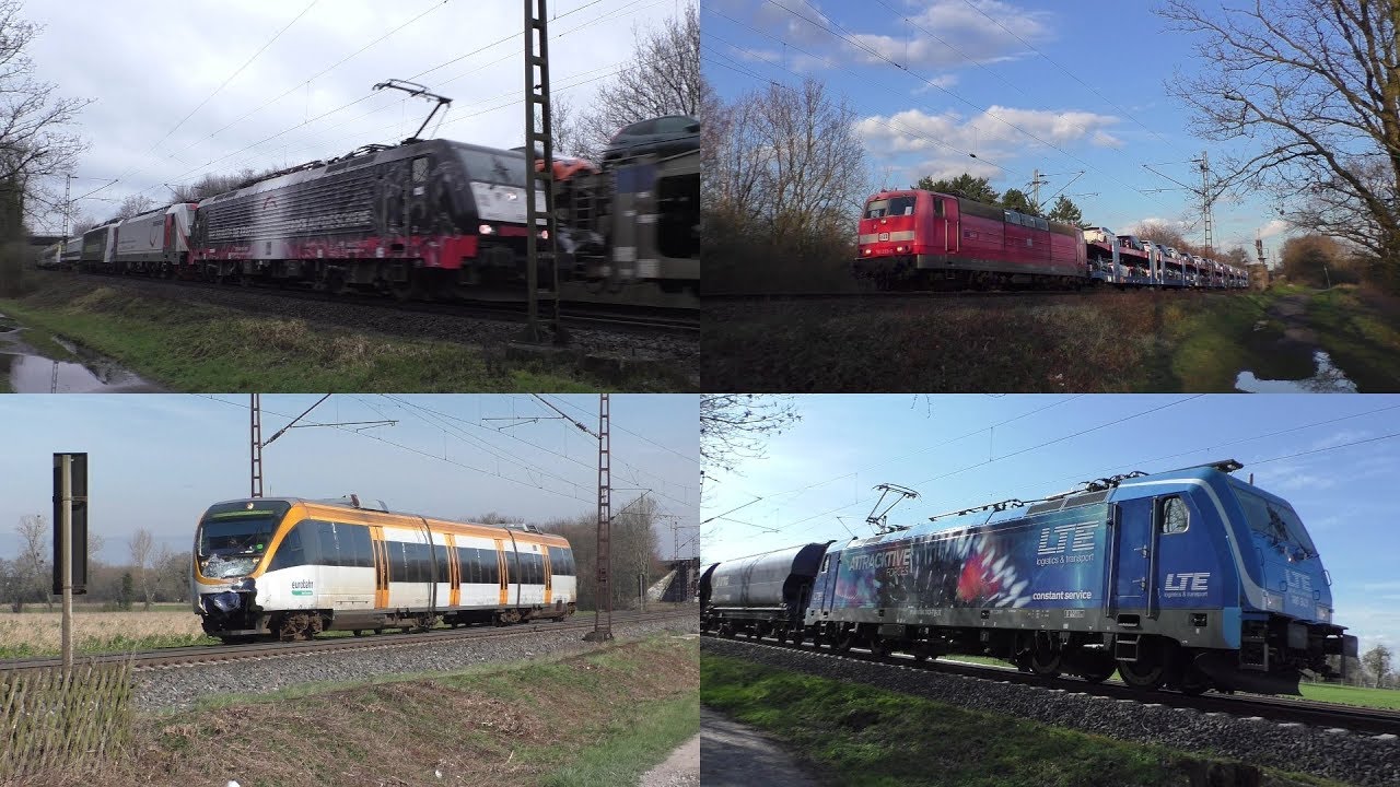 Bahnverkehr in Kamen und Umgebung März 2020 mit 181 213, TX 189 997, GYSEV Vectron, Umleitern uvm.