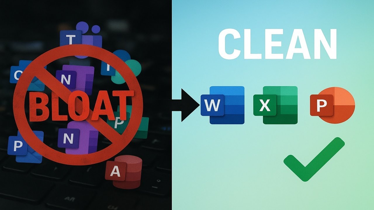 Установите Microsoft 365 Pro! (Оставьте ТОЛЬКО Word, Excel и PowerPoint)