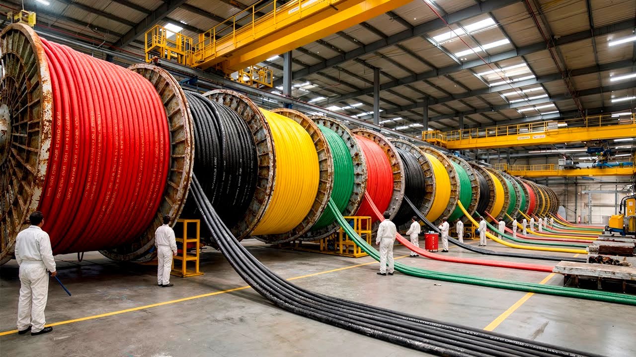 AS&Iacute; se FABRICAN los CABLES EL&Eacute;CTRICOS de COBRE en PRODUCCI&Oacute;N MASIVA