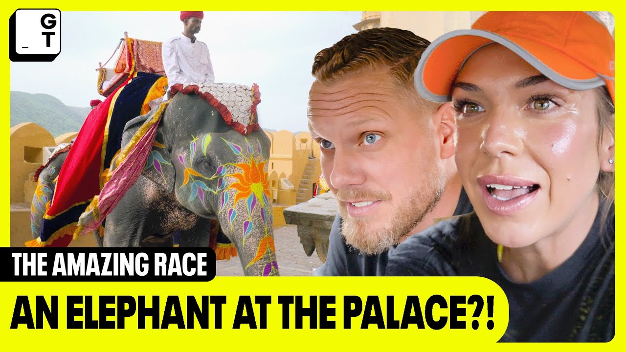 AMBER PALACE in INDIA! LET'S GO! | THE AMAZING RACE S35 E5