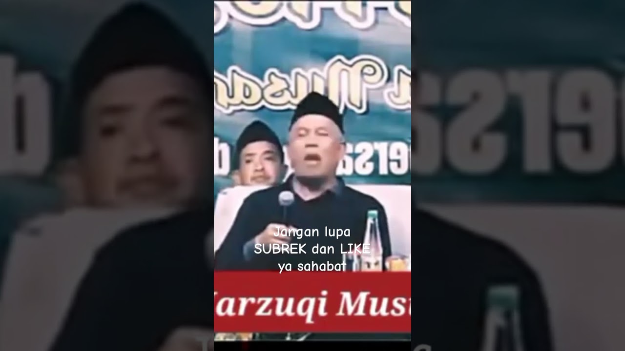 KH.MARZUQI MUSTAMAR:PANTASKAH KABIB JADI CUCU ROSUL
