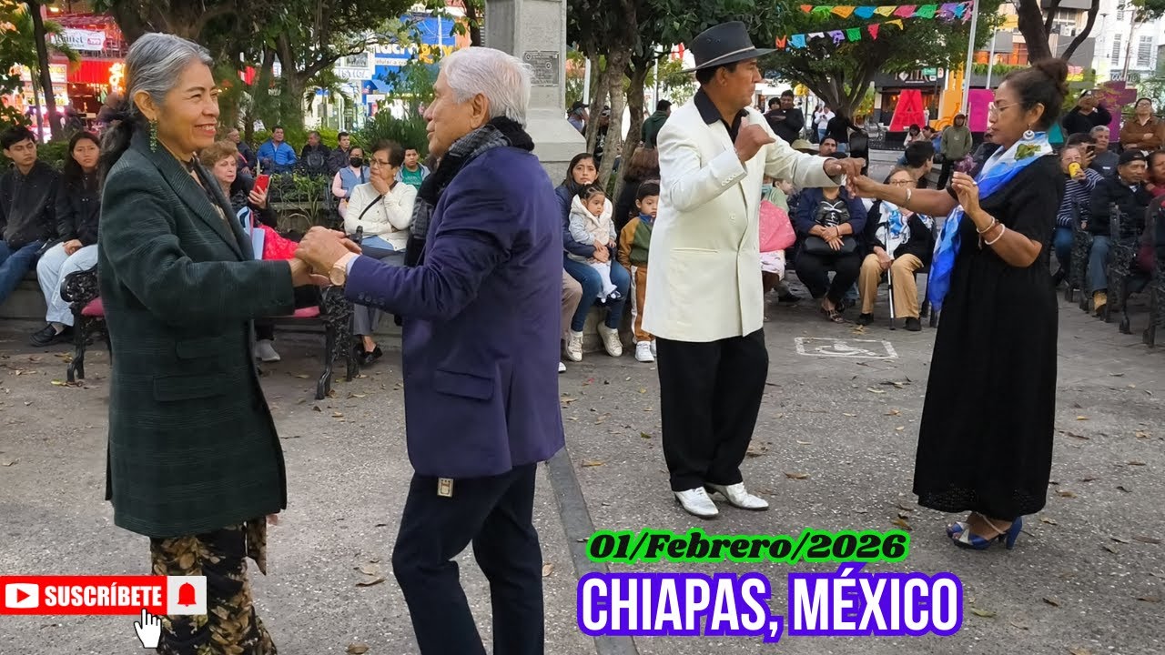 Danzón al son de la Marimba, 01/Febrero/2026, Parque Jardín de la Marimba, Tuxtla Gutiérrez, Chiapas