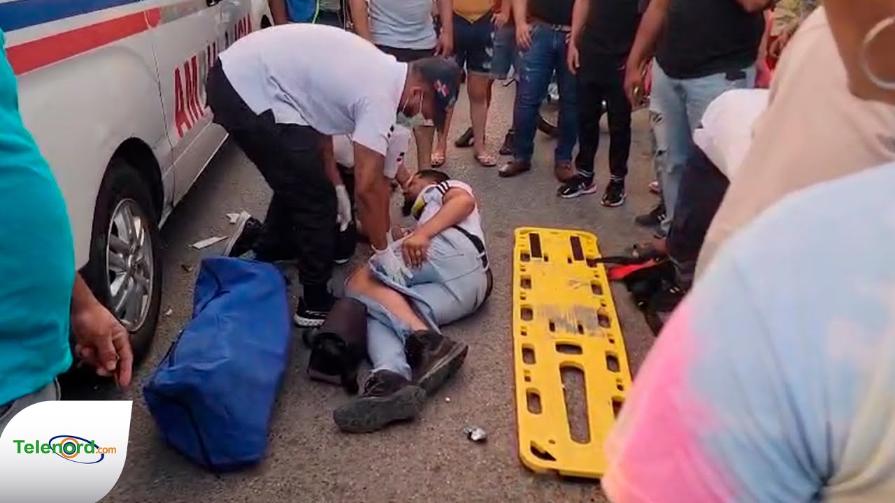 Se registra accidente de tránsito en la avenida Libertad de SFM