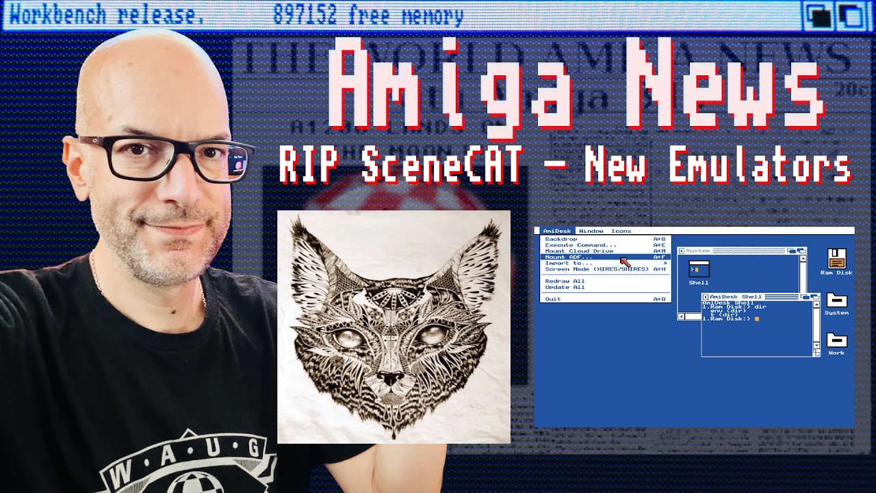 RIP SceneCAT, новые эмуляторы Amiga: AmiDesk и Copperline, Amiga OS Imager, ГОРЯЧИЕ новинки игр и...
