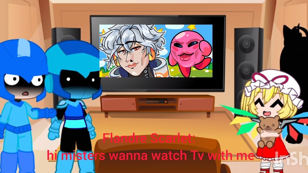 Mega man × Touhou reacts to Power guy: i caught the kirby virus part 1/2