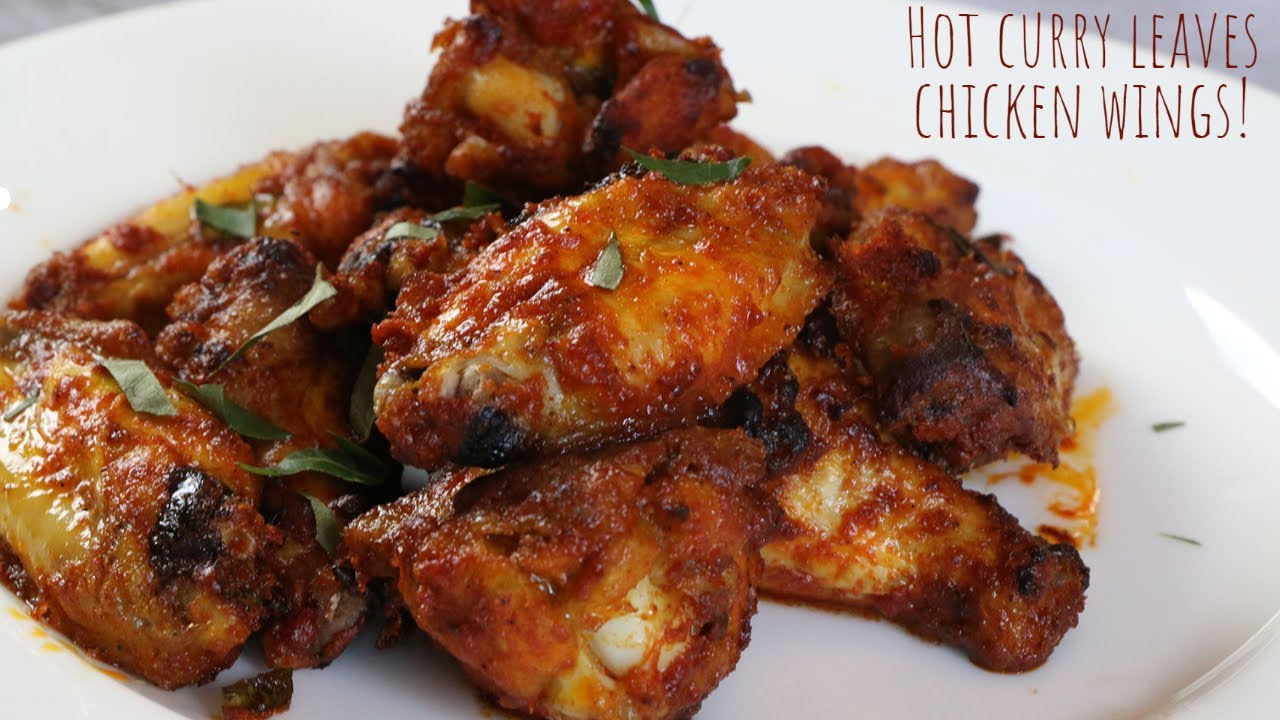 Hot curry leaves chicken wings | spicy chicken wings | best wings recipe