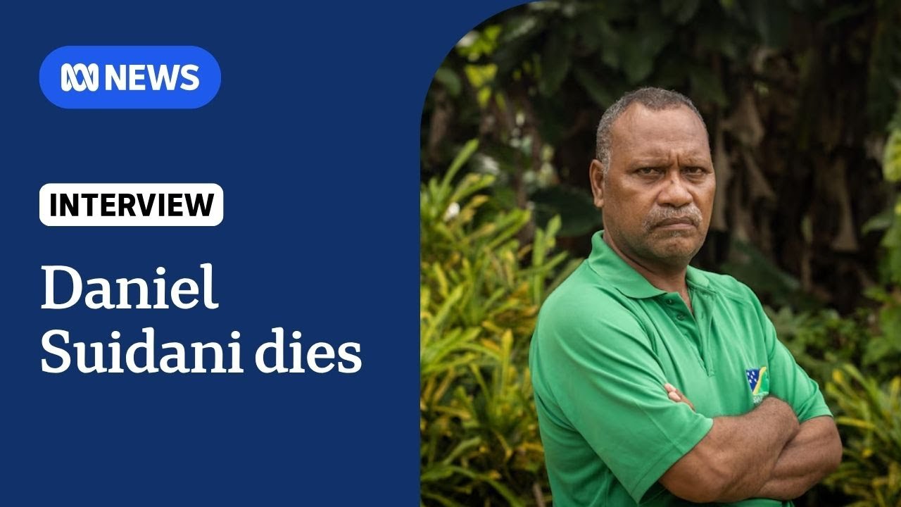 Solomon Islands activist and outspoken China critic Daniel Suidani dies | The World | ABC NEWS