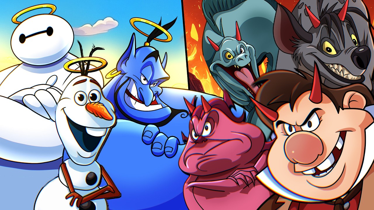 Every Disney Hero AND Villain Sidekick: Good to Evil