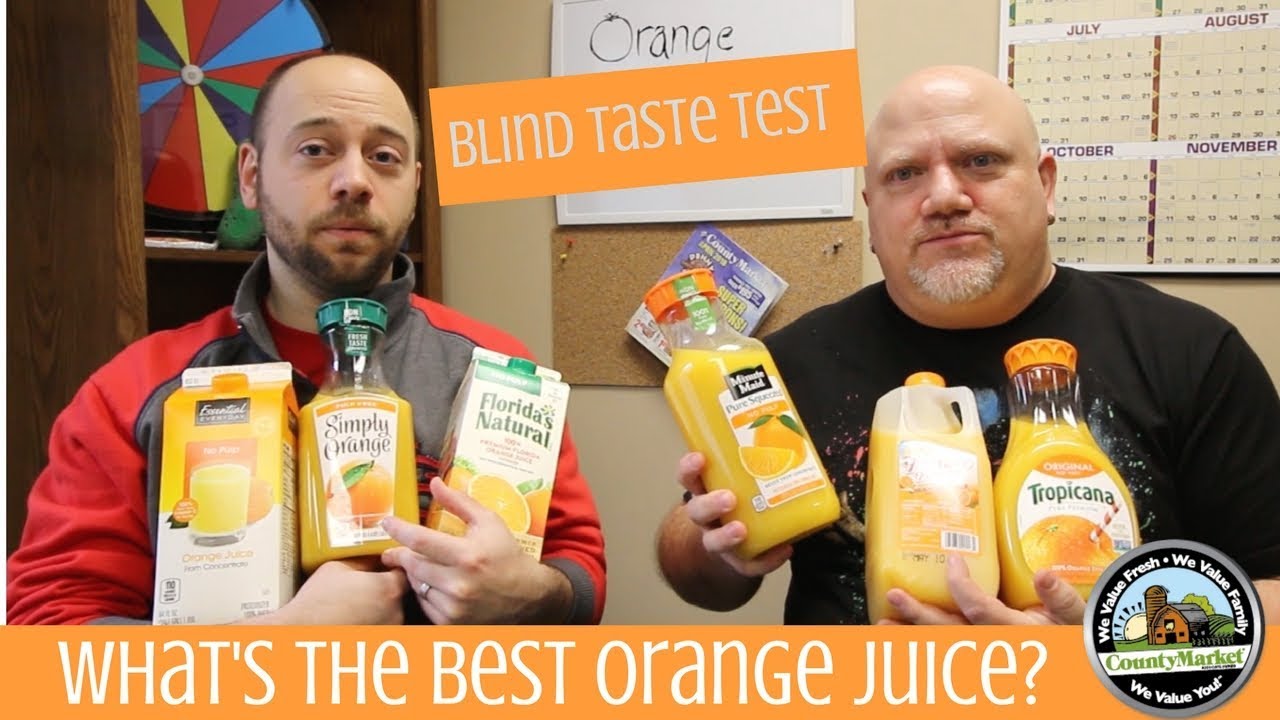 What's the Best Tasting Orange Juice? Blind Taste Test Rankings