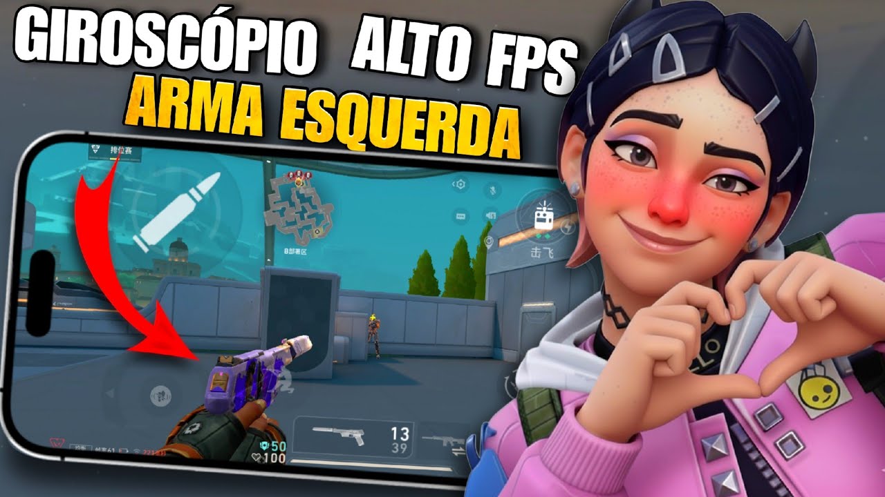 COMO CONFIGURAR VALORANT MOBILE / ARMA NA MÃO ESQUERDA / GIROSCÓPIO / ALTO FPS / HUD / SENSI / MIRA