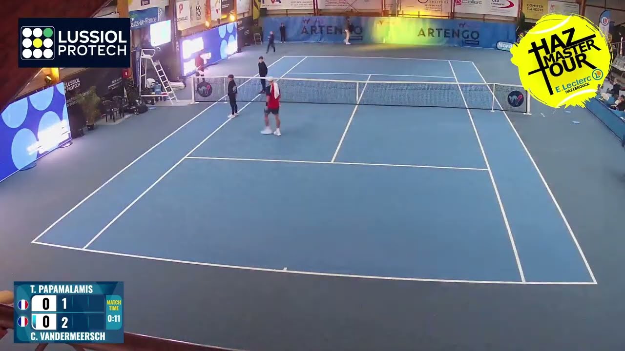 DEMI FINALE HAZ MASTER TOUR - 16h - T. PAPAMALAMIS VS C.VANDERMEERSCH