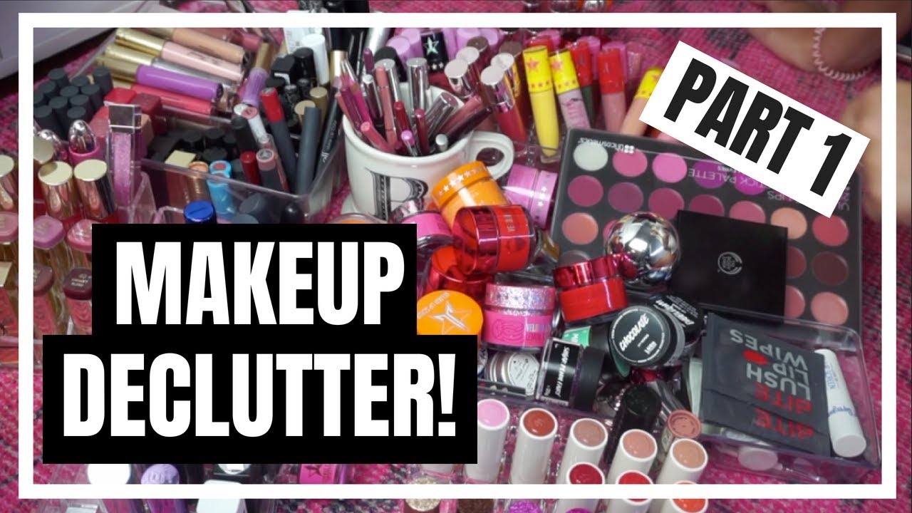 MAKEUP COLLECTION DECLUTTER (PART 1) - LIPS | Paige Koren