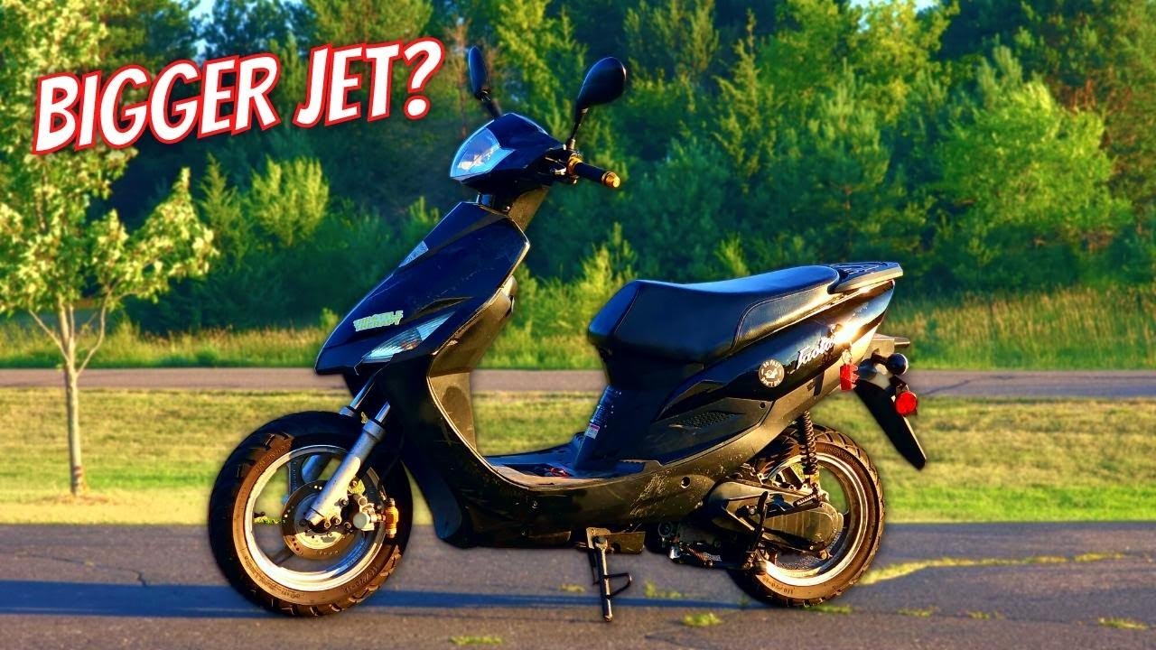 50CC GY6 Gets Bigger Jet This is what happened
