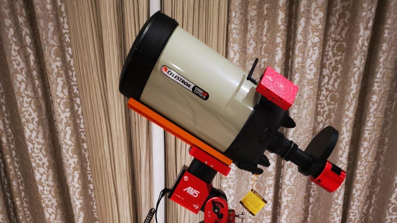 Back Focus Celestron 8 Edge HD With Reducer Total 105 mm , المنظور الخلفي   لتلسكوب سيليستورن