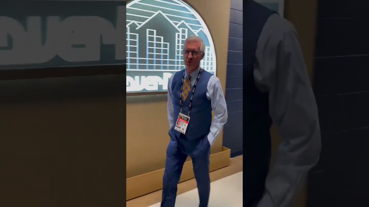 Mike Breen is in the building 🗣️ Which team will hear his iconic 