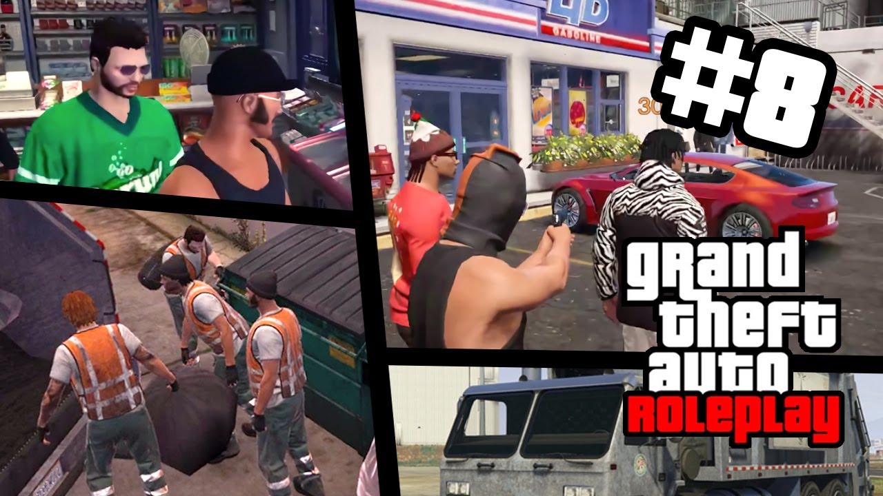 BASURERO DE NOCHE, LADRÓN DE DÍA| GTA V ROLEPLAY #8