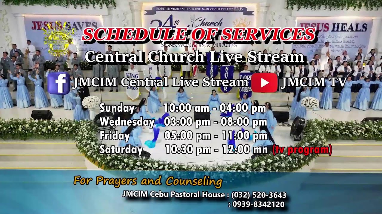 JMCIM CEBU CENTRAL VISAYAS FRIDAY OVERNIGHT  SERVICE FEBRUARY 20, 2026