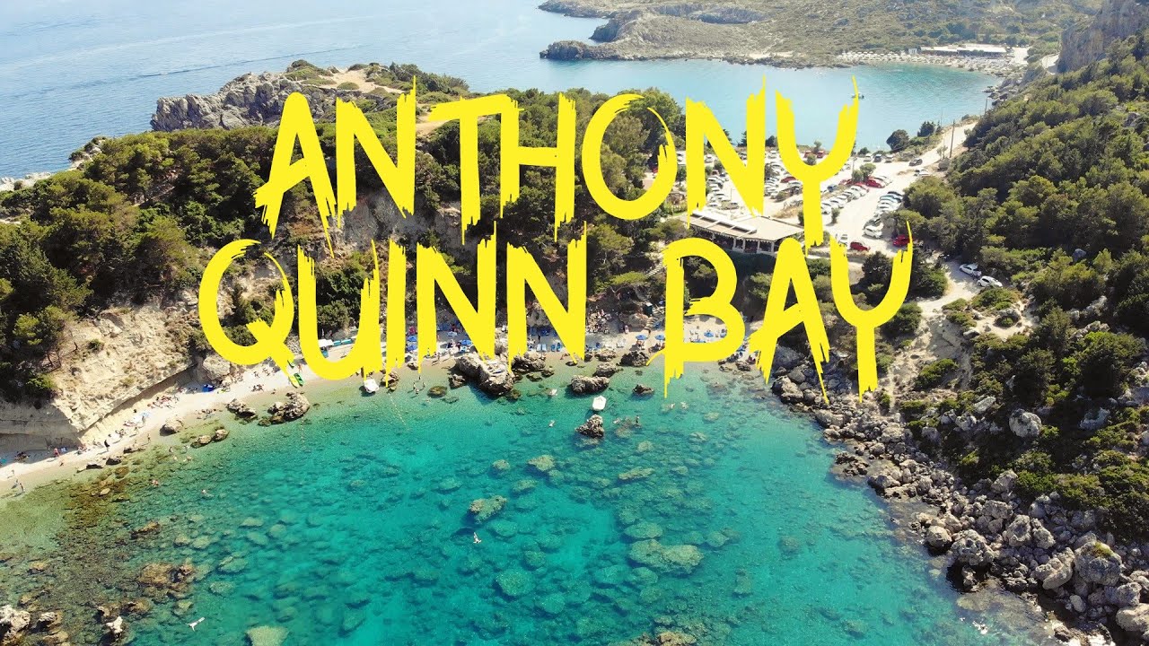 Anthony Quinn Bay Rhodes Greece Drone 4K