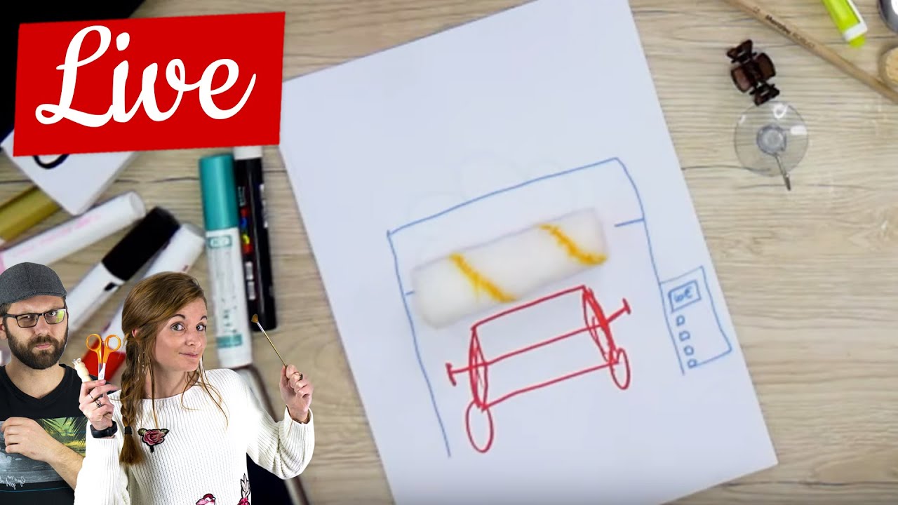 🔴 Le Live - On dessine avec des objets du quotidien - Manzabull