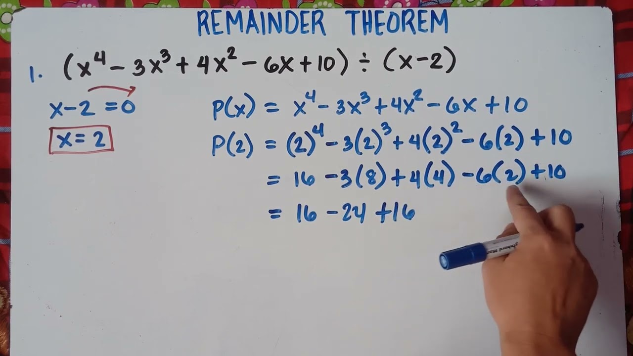 The Remainder Theorem | Explain in Detailed | Part 1 |