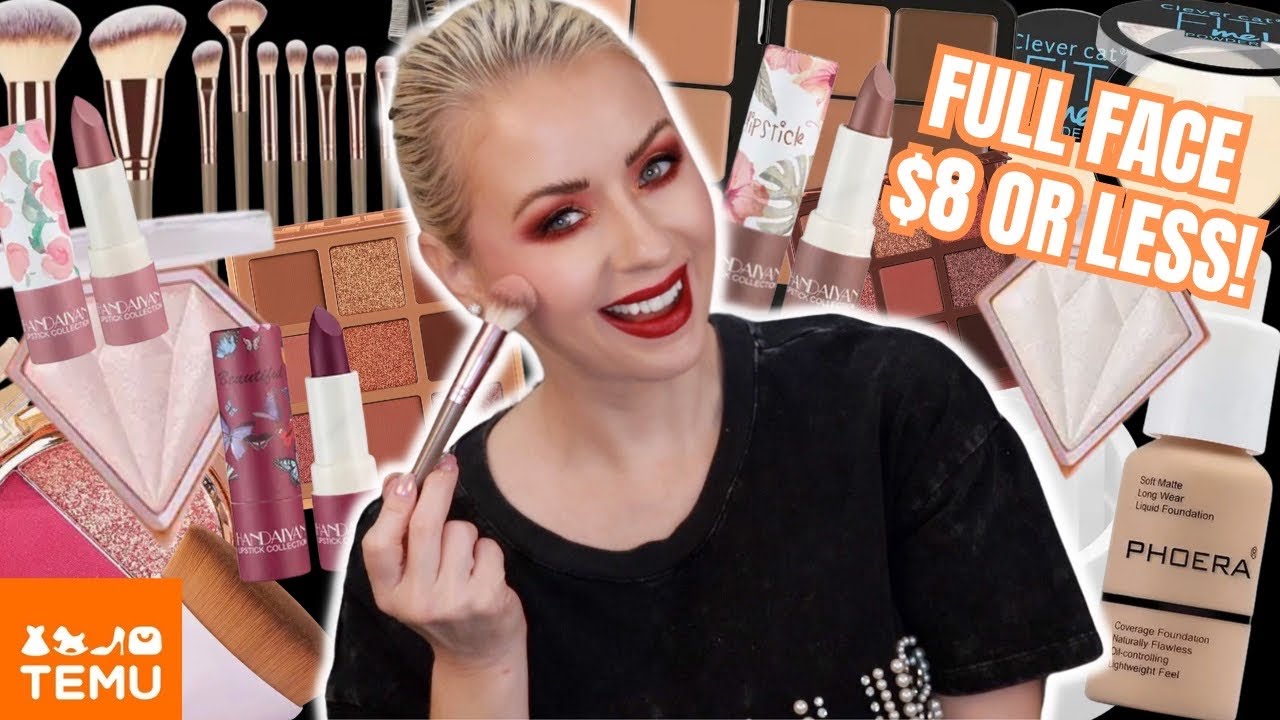 NEW TEMU MAKEUP TRY ON HAUL! REVIEW +WEAR TEST | Steff's Beauty Stash