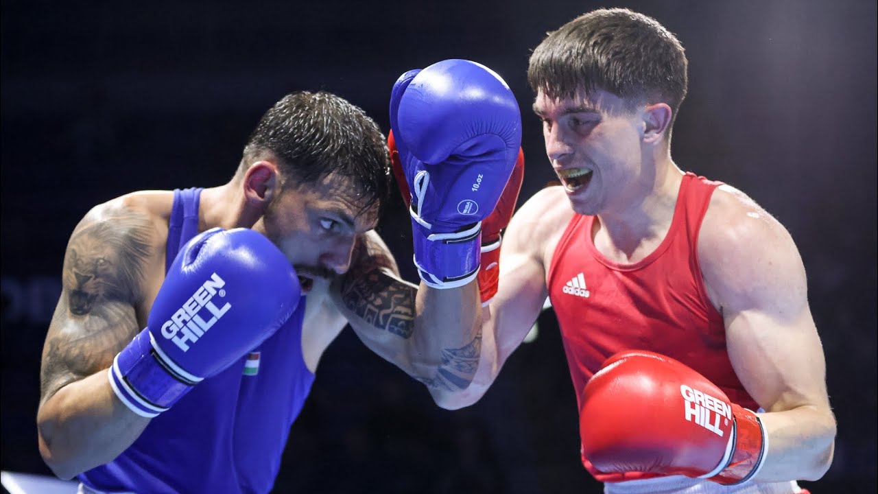 Rich&aacute;rd Kov&aacute;cs (HUN) vs. Robert Jitaru (ROU) European Boxing Championships 2024 QF's (63kg)