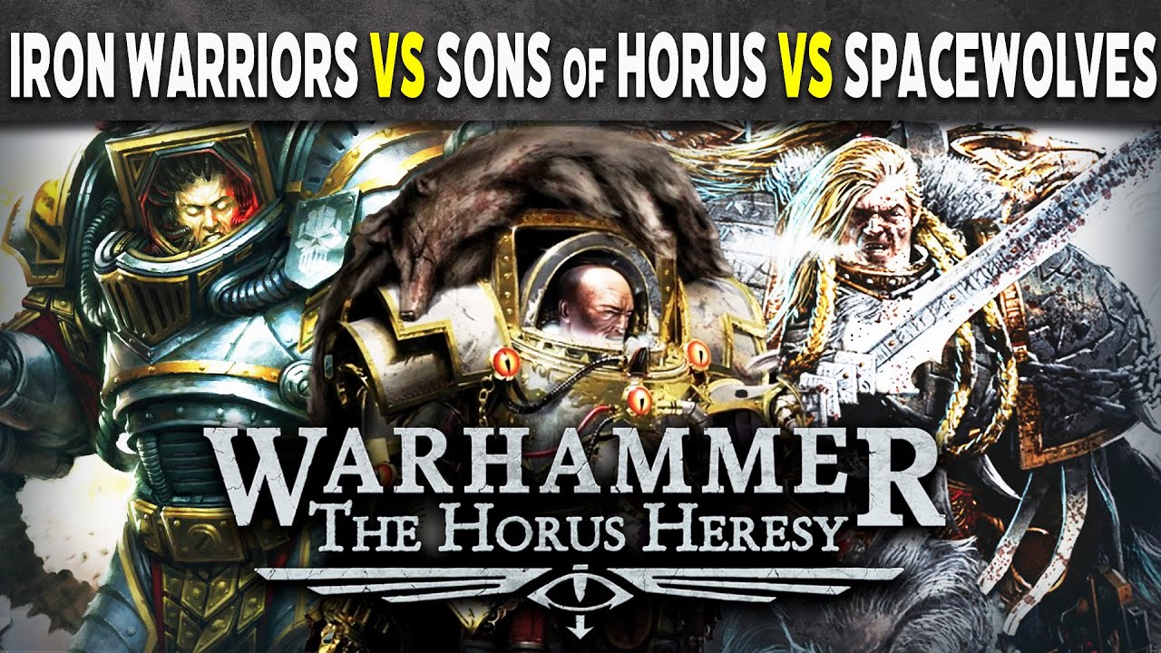 Iron Warriors, Sons of Horus, Space Wolves Horus Heresy Free For All Battle Report
