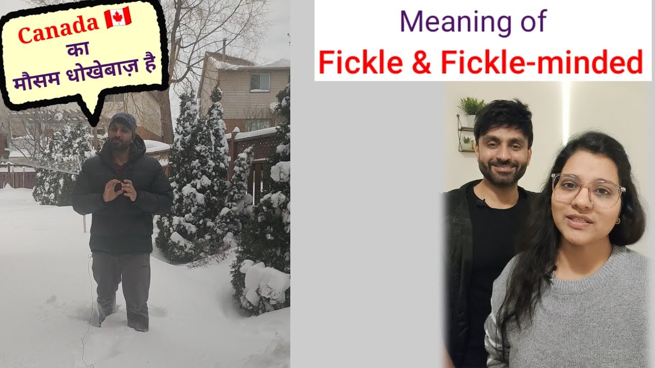 Meaning of FICKLE | FICKLE MINDED 🤷&zwj;♂️ | English Vocabulary